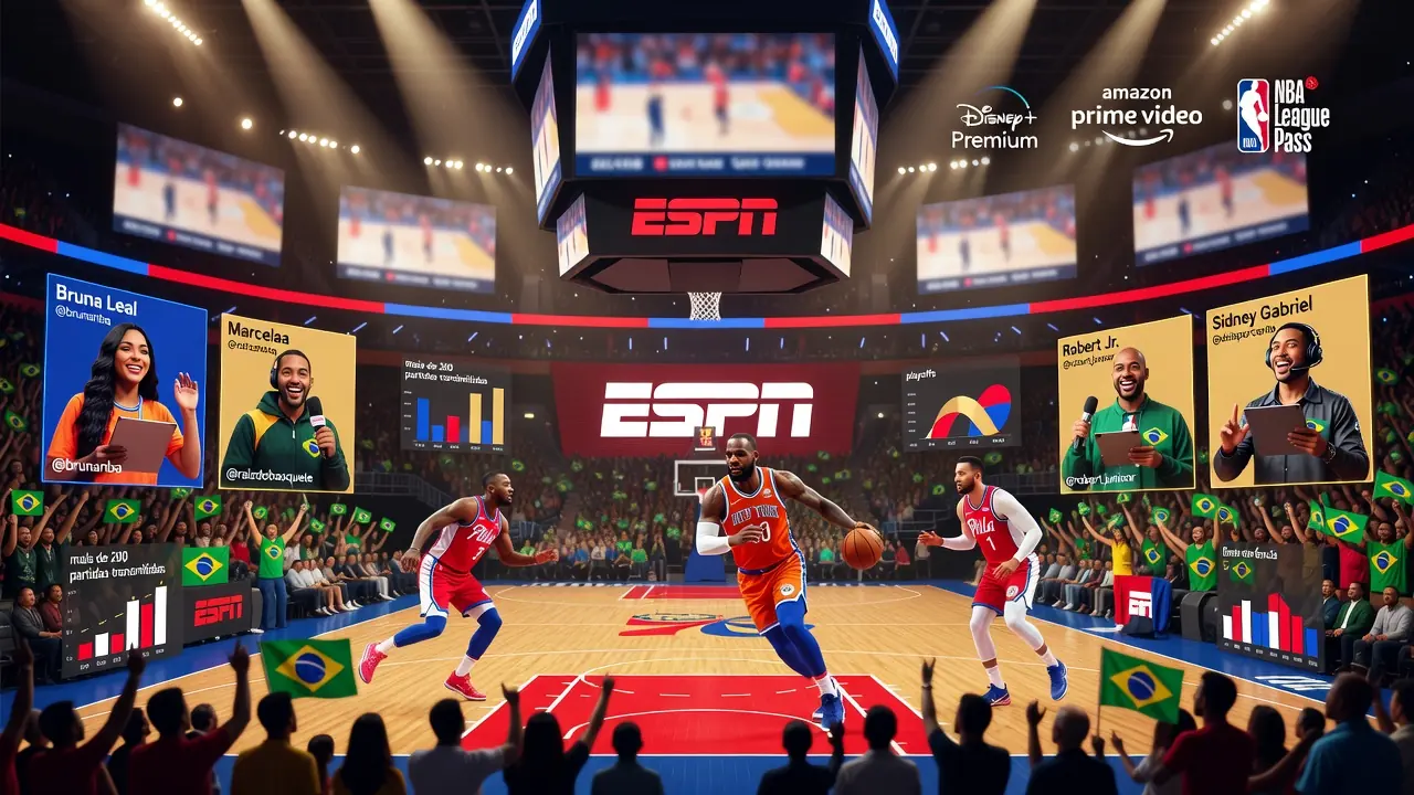 ESPN Amplia Transmissões da NBA e Renova Aposta no Basquete
